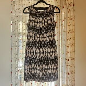 H&M SZ 6 Cocktail Dress Blk/Wht